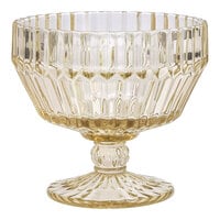 Zwiesel Fortessa Archie 10 oz. Ginger Gold Round Glass Footed Dessert Bowl - 6/Case