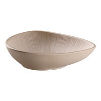 APS Nero 20.3 oz. Brown Organic Melamine Bowl - 12/Case