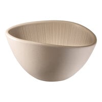 APS Nero 10.1 oz. Brown Organic Melamine Bowl - 6/Case