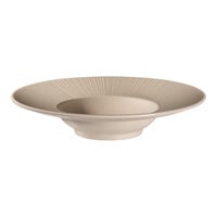 APS Nero 10.1 oz. Brown Round Wide Rim Melamine Soup Bowl - 6/Case