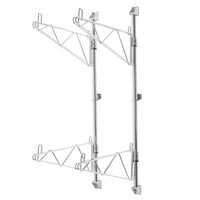 Advance Tabco AB2-14 End-Mounted Shelving System for 14 inch Chrome Wire Shelves