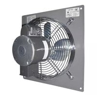 Canarm P Series 24" 1-Speed Direct-Drive Reverse-Flow Panel-Mounted Supply Fan with Motorized Damper P24-1RS9M115 - 4,040 CFM, 1 Phase, 1/3 hp