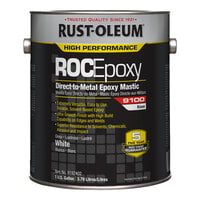 Rust-Oleum ROCEpoxy 9100 System 1 Gallon White High-Performance Direct-to-Metal Epoxy Mastic Base 9192402 - 2/Case