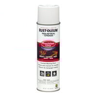 Rust-Oleum Industrial Choice M1800 17 oz. White Water-Based Precision Line Marking Paint 203039 - 12/Case