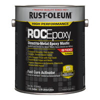 Rust-Oleum ROCEpoxy 9100 System 1 Gallon Semi-Gloss High-Performance Direct-to-Metal Epoxy Mastic Fast-Cure Activator 9104402 - 2/Case