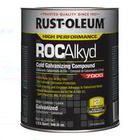Rust-Oleum ROCAlkyd 7000 System 1 Qt. Gray High-Performance Cold Galvanizing Compound 206194T - 2/Case