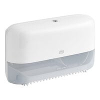 Tork Elevation OptiServe 558060 Coreless High-Capacity White Double Roll Toilet Tissue Dispenser T5 / T7