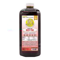 Tiki Breeze Sugar-Free Red Tiki Energy 5:1 Concentrate 67.6 fl. oz. - 6/Case