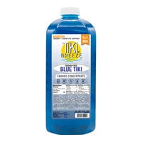 Tiki Breeze Sugar-Free Blue Tiki Energy 5:1 Concentrate 67.6 fl. oz. - 6/Case