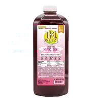 Tiki Breeze Sugar-Free Pink Tiki Energy 5:1 Concentrate 67.6 fl. oz. - 6/Case