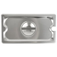 Vollrath 94300 1/3 Size Stainless Steel Slotted Cover for Super Pan 3