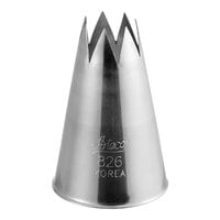 Ateco Open Star Piping Tip 826 - 10/Case