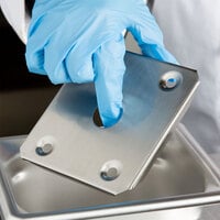 Vollrath 70600 False Bottoms 1/6 Size Stainless Steel Drain Tray for Super Pan 3