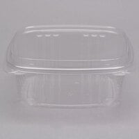 Genpak 32 oz. Clear Hinged Deli Container with High Dome Lid - 100/Pack