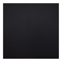 BFM Seating Relic 36" x 36" Black Square 1" Thick Melamine Table Top with Matching Edge