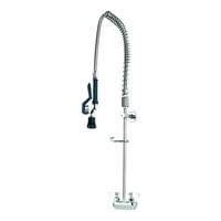 Krowne Royal Series 17-124WL 1.15 GPM Wall-Mount Pre-Rinse Faucet with 4" Centers and 44" Hose