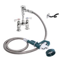 Krowne Royal Series 19-204L 2.2 GPM Deck-Mount Utility Spray Hose with 4" Centers and 72" Hose