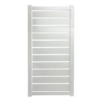 Mod-Fence Mod-Privacy 8' White Privacy Fence Panel