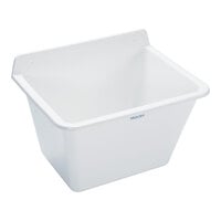 E.L. Mustee 16 UTILATUB 22" x 16 3/4" Wall-Mount Co-Polypure Polypropylene Mop Sink