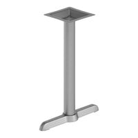 Flash Furniture Beverly 5" x 22" Silver Standard Height Table Base with 3" Column