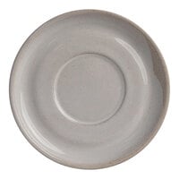 Off Grid Studio Gembrook from Steelite International 4 3/4" Round White Stoneware Saucer - 24/Case