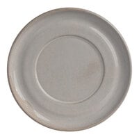 Off Grid Studio Gembrook from Steelite International 6" Round White Stoneware Saucer - 24/Case