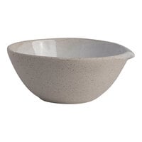 Off Grid Studio Gembrook from Steelite International 12.5 oz. Round White Stoneware Spouted Bowl - 36/Case
