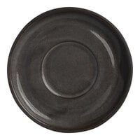 Off Grid Studio Gembrook from Steelite International 4 3/4" Round Gray Stoneware Saucer - 24/Case