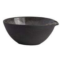 Off Grid Studio Gembrook from Steelite International 12.5 oz. Round Gray Stoneware Spouted Bowl - 36/Case