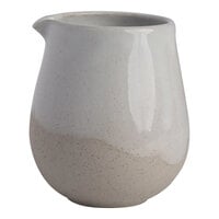 Off Grid Studio Gembrook from Steelite International 5 oz. White Stoneware Creamer - 24/Case