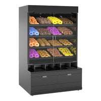 Hussmann DPPC-48-77-W 48" x 39 3/8" x 77 1/2" Black Dry Bakery Display Case