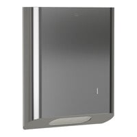 Bradley Elvari 2B1-113600 Surface-Mounted Stainless Steel C-Fold / Multifold Paper Towel Dispenser with Large Capacity
