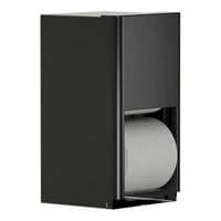Bradley Elvari 5B2-110000-BB Black Stainless Steel Surface-Mounted Multi-Roll Toilet Tissue Dispenser