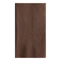 Choice 17" x 15" Chocolate 2-Ply Dinner Napkin - 100/Pack