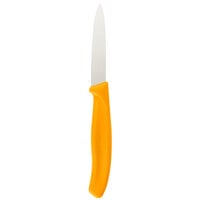 Messermeister 3 Clip Point Paring Knife with Sheath - Orange