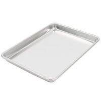 Vollrath Wear-Ever Quarter Size 16 Gauge 9 1/2" x 13" Curled Rim Aluminum Bun / Sheet Pan 5220 - 12/Case