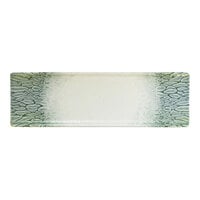 Dudson Papillon 11 1/4" x 3 1/2" Green China Tray by Arc Cardinal - 6/Case