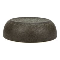Klay Collection 1 Lava 6" Green and Brown Stoneware Round Elevated Plate by Arc Cardinal - 6/Case