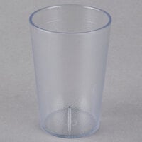 Carlisle 552607 Stackable 8 oz. Clear SAN Plastic Tumbler - 72/Case