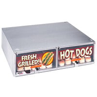 APW Wyott BC-31D Hot Dog Bun Cabinet with Drawer for HR-31 Series Hot Dog Roller Grills - Holds 100 Buns