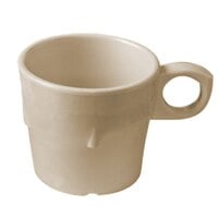 GET DC-101-T Tan 7.5 oz. SuperMel Conic Mug - 48/Case