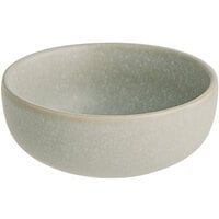 Acopa Pangea 4 oz. Ash Gray Matte Finish Porcelain Ramekin / Fruit Dish - 36/Case