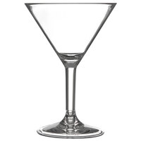 Carlisle 4362707 Liberty 8 oz. Plastic Martini Glass - 24/Case