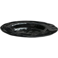 GET ML-137-BK New Yorker 17 3/4" x 13" Oval Catering Platter - Black