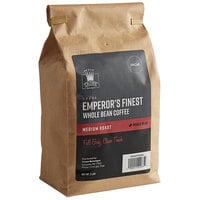 Crown Beverages Emperor's Finest Whole Bean Decaf Coffee 2 lb. - 5/Case
