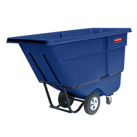 Rubbermaid FG131500DBLUE Dark Blue 1.0 Cubic Yard Tilt Truck / Trash Cart (1250 lb.)