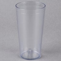 Carlisle 522007 Stackable 20 oz. Clear SAN Plastic Tumbler - 72/Case