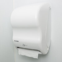 San Jamar T1400WH Smart System Classic Hands Free Roll Towel Dispenser - White