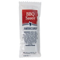 BBQ Sauce 12 Gram Portion Packets - 200/Case