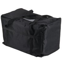 Intedge Insulated Food Carrier, Black Nylon, 22 inch x 12 inch x 12 inch
